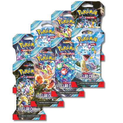 Pokemon TCG Scarlet & Violet Crown Elite - 8 Booster Packs